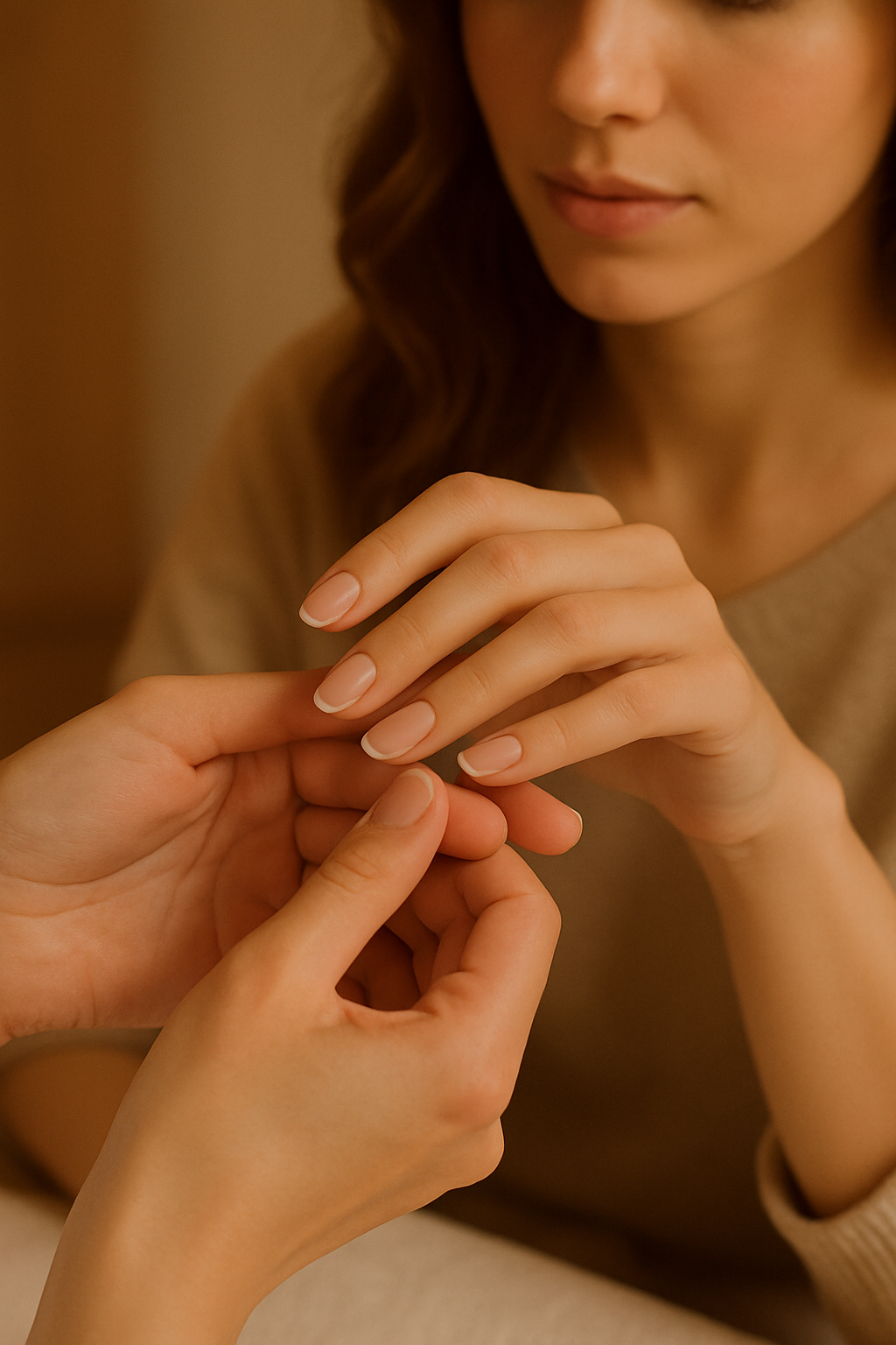 Elegant manicure service at Beauty Bar Parlour